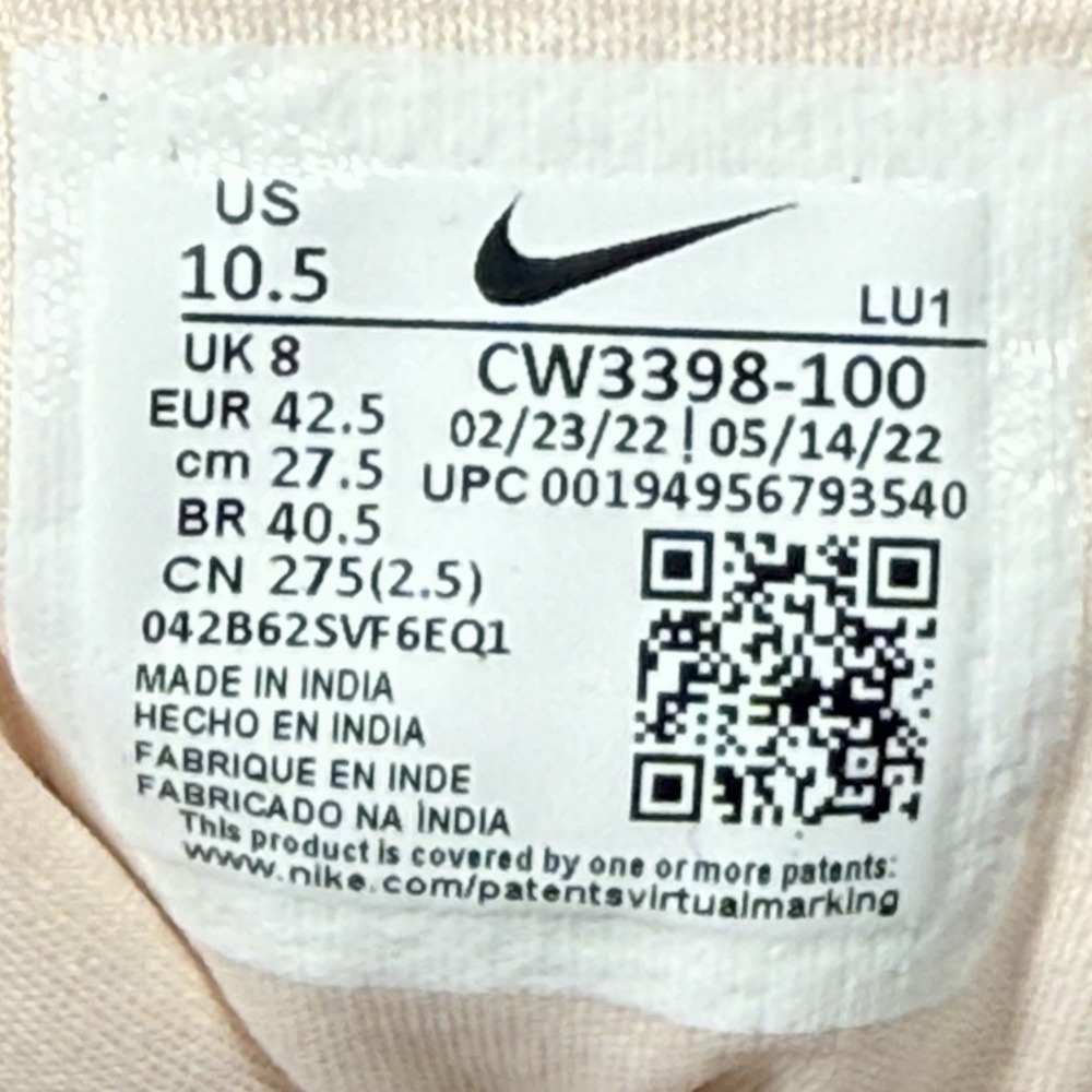 Nike Air Max Bella TR 4 Shoe CW3398-100 White Running Sneakers Womens Size 10.5 - Picture 7 of 10